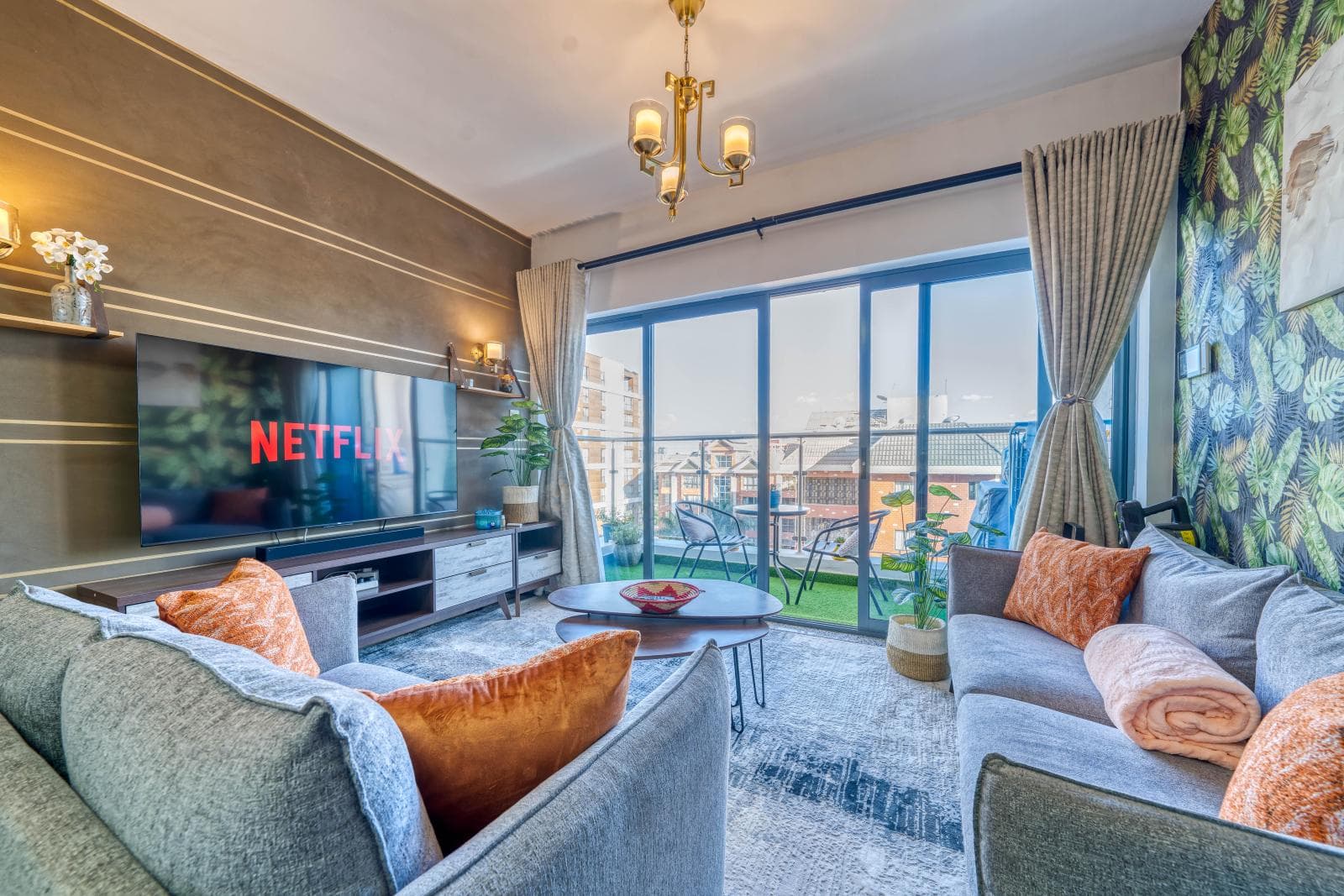 Afro-Modern 1BR | Chic City Living | Ambra Heights - Nairobi, Nairobi